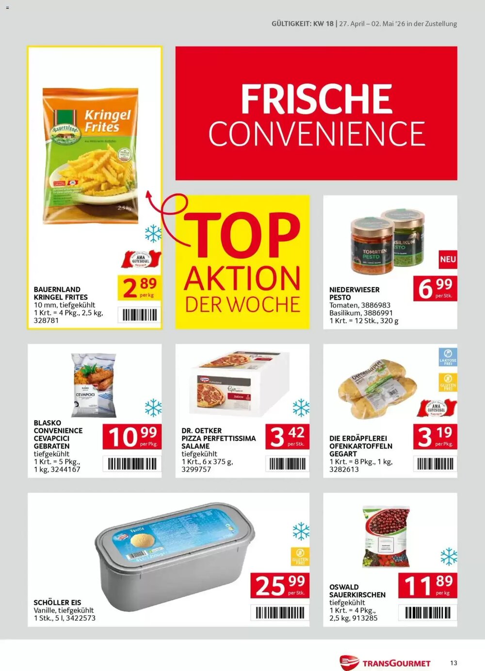 Transgourmet Flugblatt (ab 27.04.2026) - Angebote und Prospekt - Seite 13