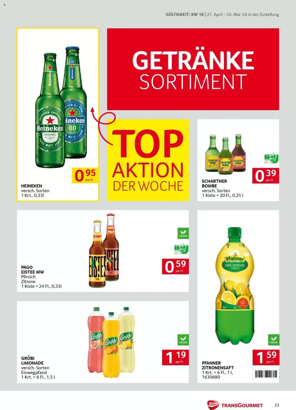 Transgourmet Flugblatt (ab 27.04.2026) - Angebote und Prospekt - Seite 23