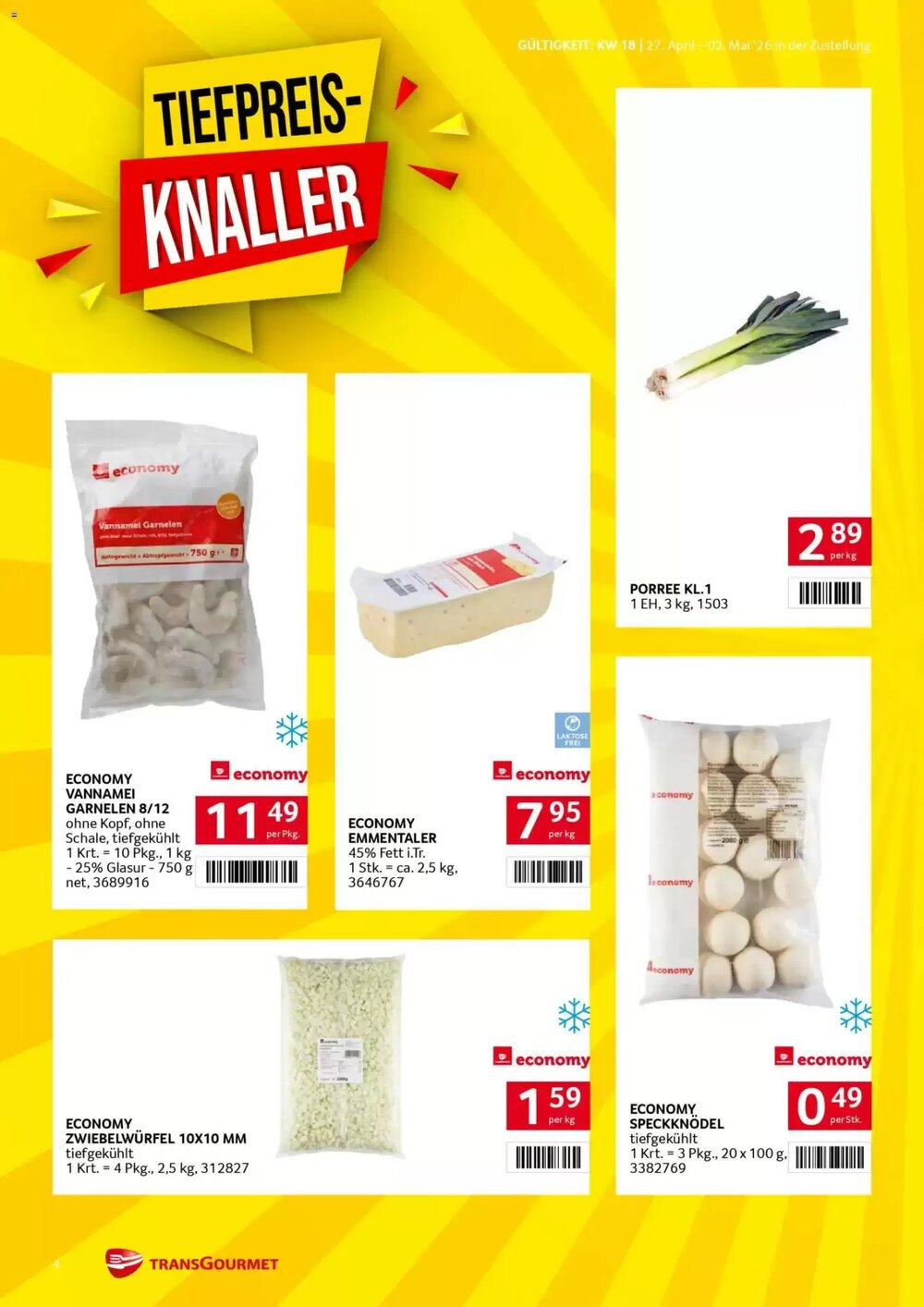 Transgourmet Flugblatt (ab 27.04.2026) - Angebote und Prospekt - Seite 4
