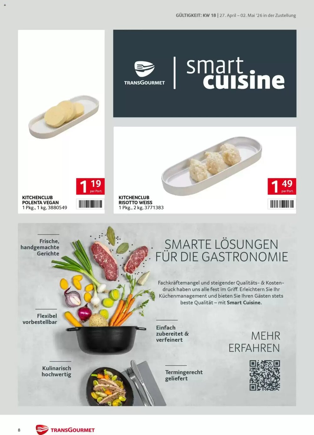Transgourmet Flugblatt (ab 27.04.2026) - Angebote und Prospekt - Seite 8