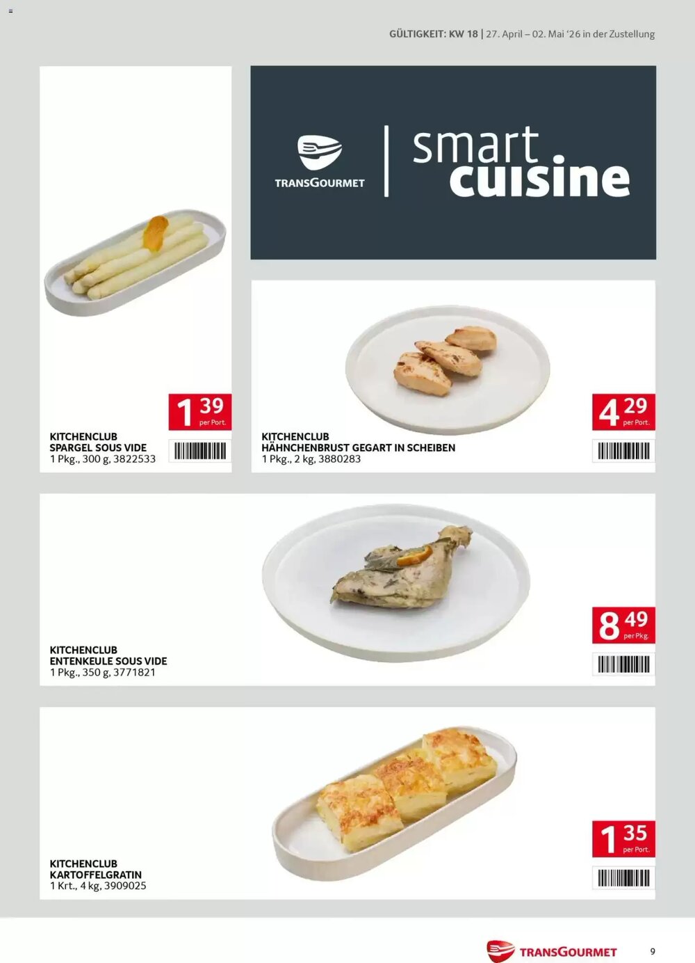 Transgourmet Flugblatt (ab 27.04.2026) - Angebote und Prospekt - Seite 9