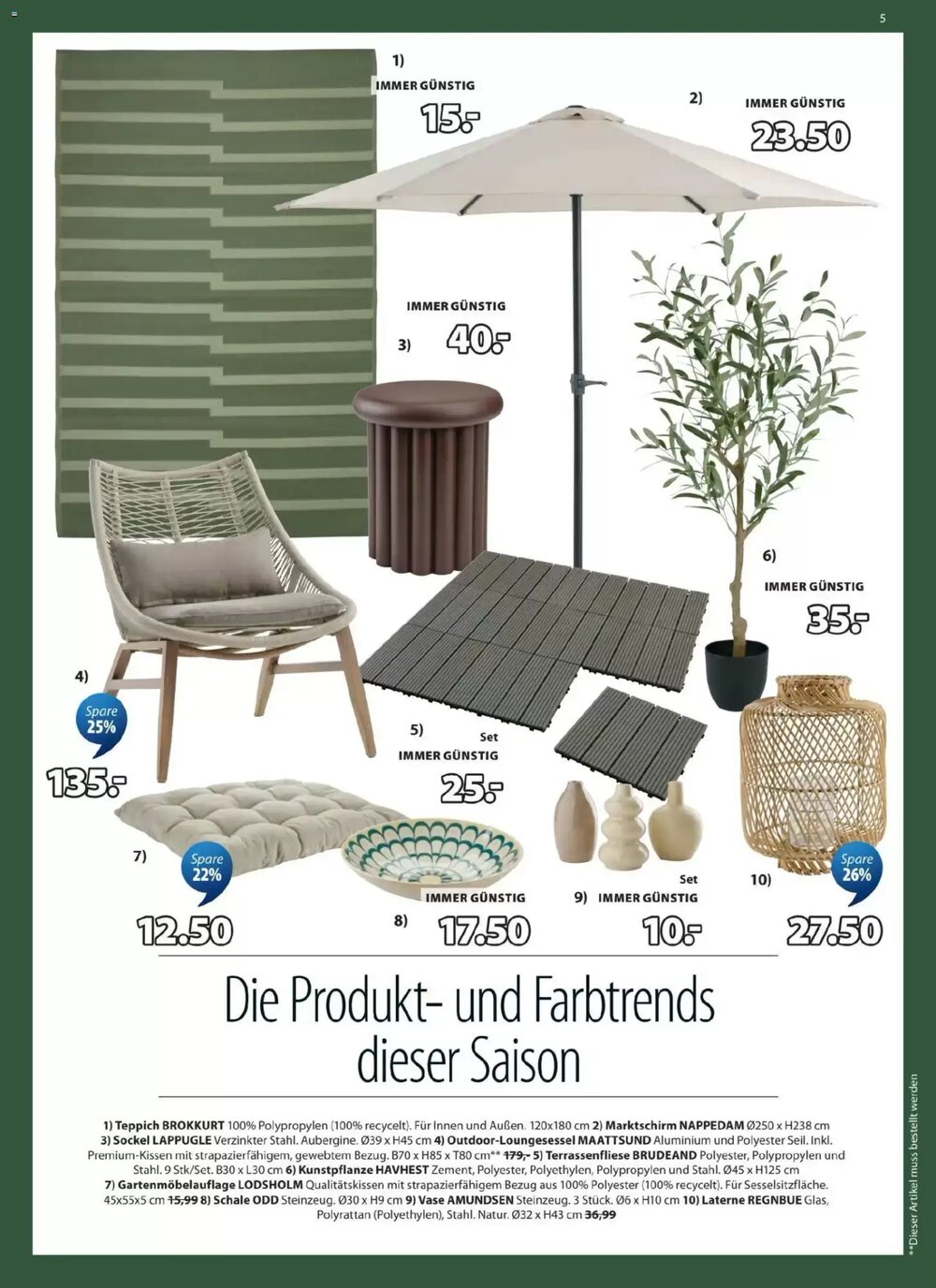 JYSK Flugblatt (ab 28.04.2026) - Angebote und Prospekt - Seite 5