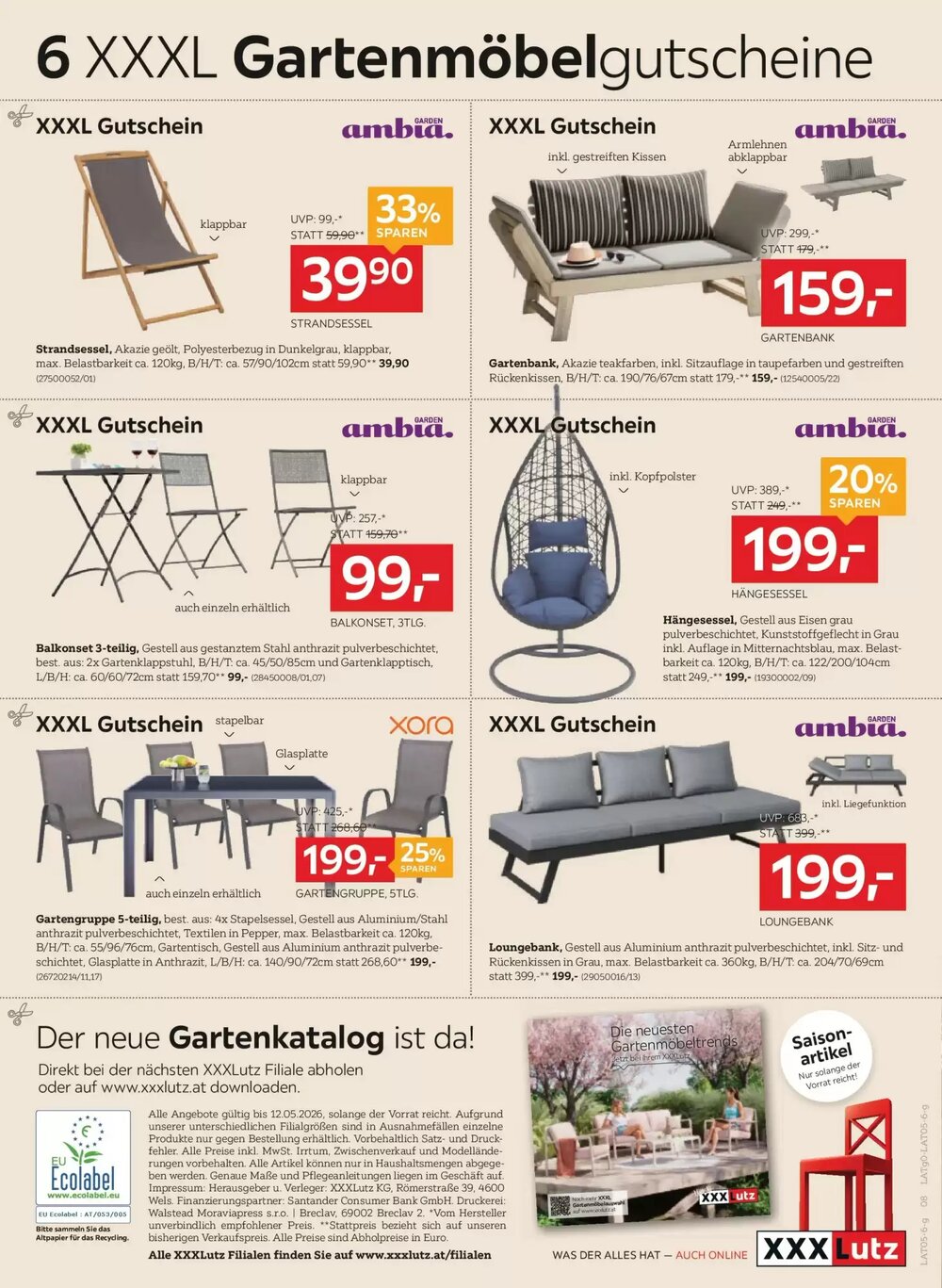 XXXLutz Flugblatt (ab 28.04.2026) - Angebote und Prospekt - Seite 8