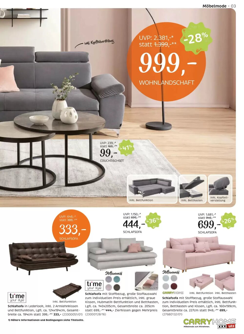 XXXLutz Flugblatt (ab 28.04.2026) - Angebote und Prospekt - Seite 3