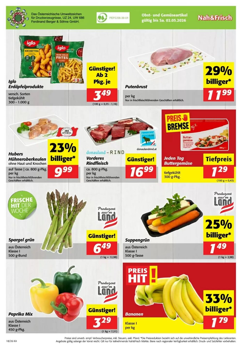 Nah&Frisch Flugblatt (ab 29.04.2026) - Angebote und Prospekt - Seite 8