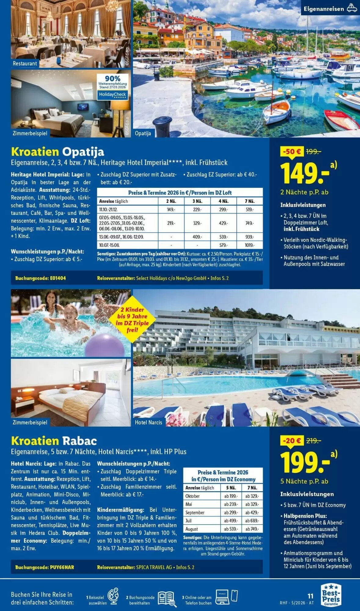 Lidl Reisen Flugblatt (ab 29.04.2026) - Angebote und Prospekt - Seite 11