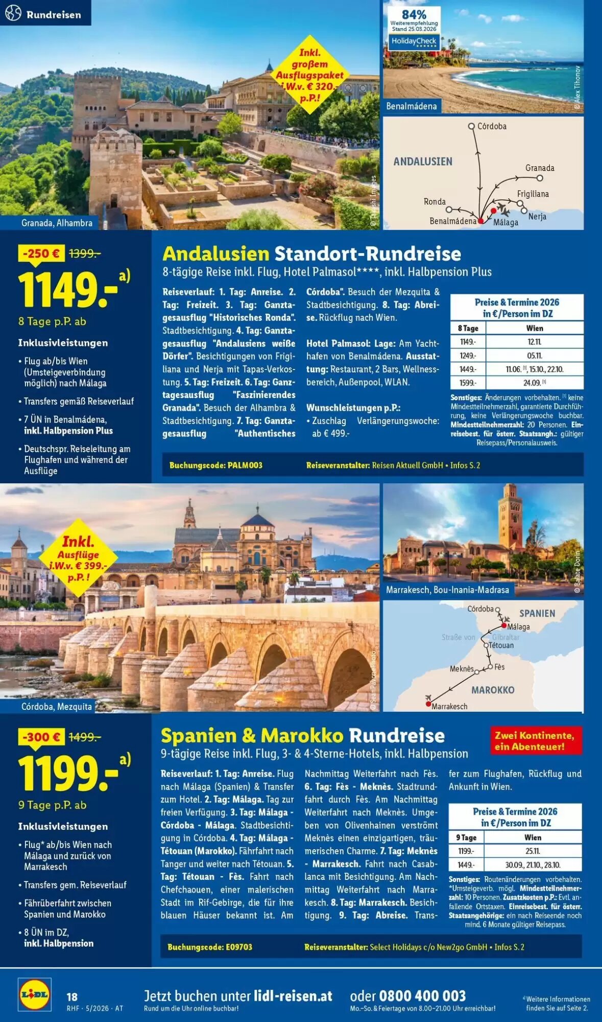 Lidl Reisen Flugblatt (ab 29.04.2026) - Angebote und Prospekt - Seite 18