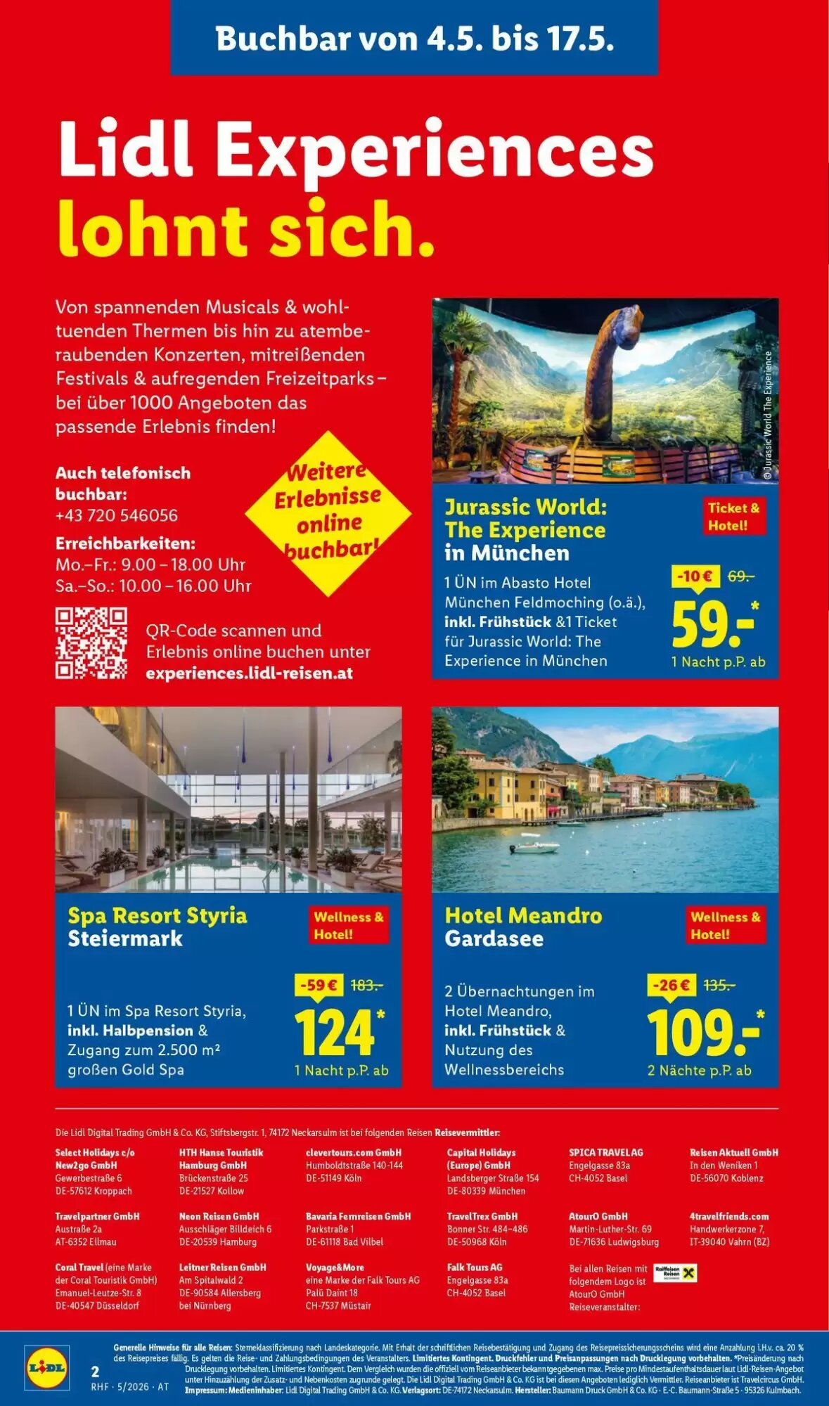 Lidl Reisen Flugblatt (ab 29.04.2026) - Angebote und Prospekt - Seite 2