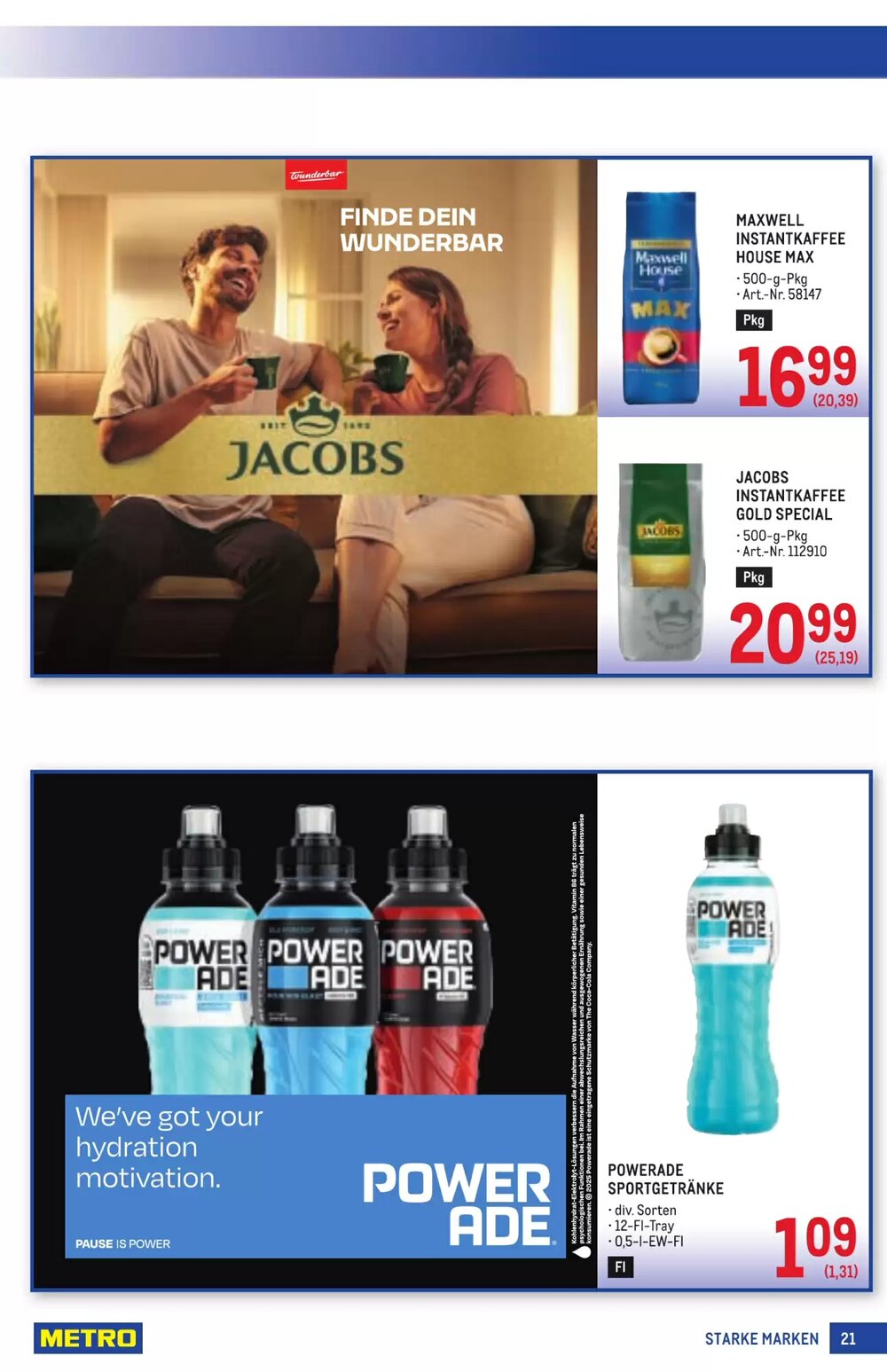 Metro Flugblatt (ab 30.04.2026) - Angebote und Prospekt - Seite 21