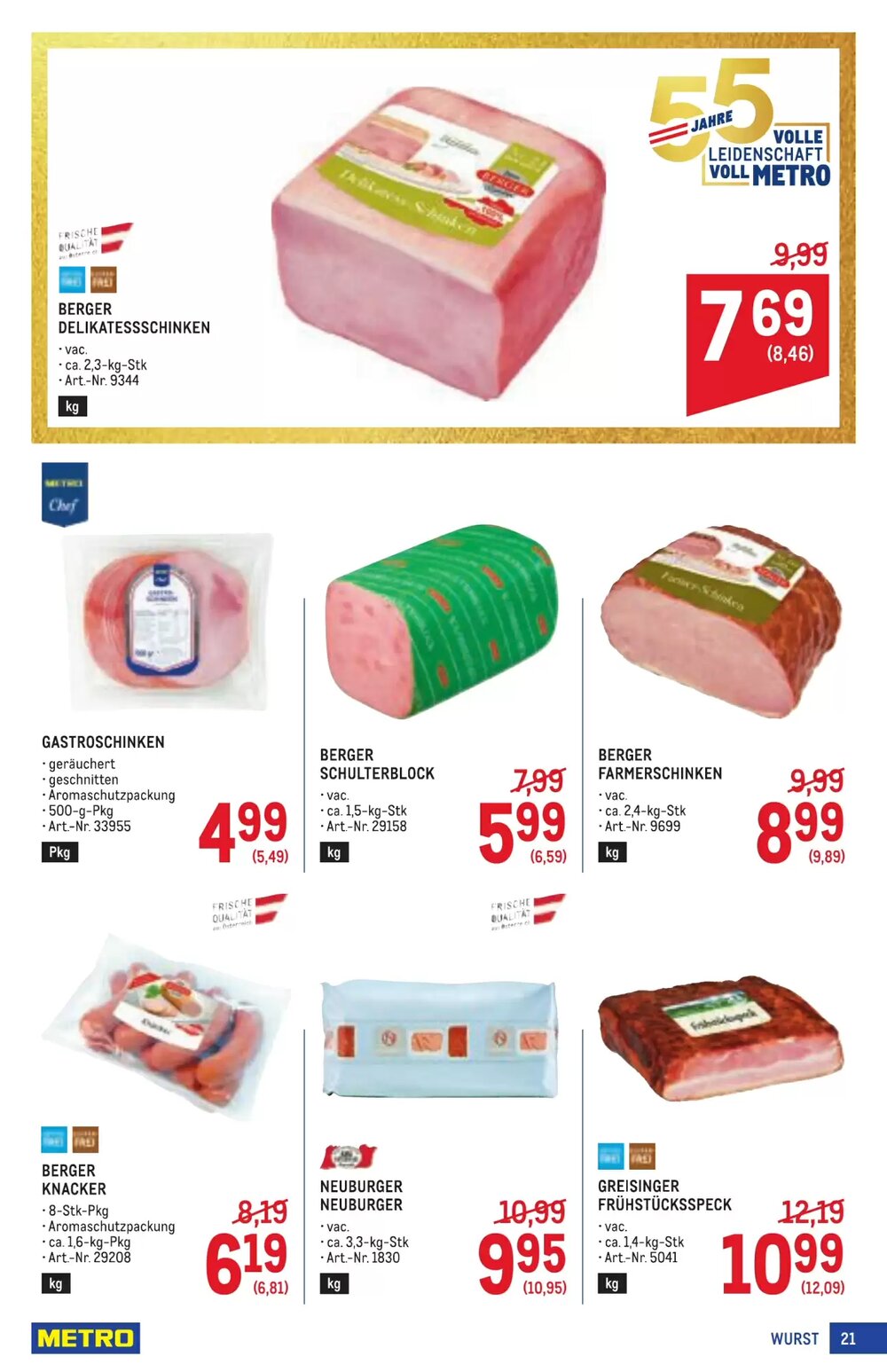 Metro Flugblatt (ab 30.04.2026) - Angebote und Prospekt - Seite 21