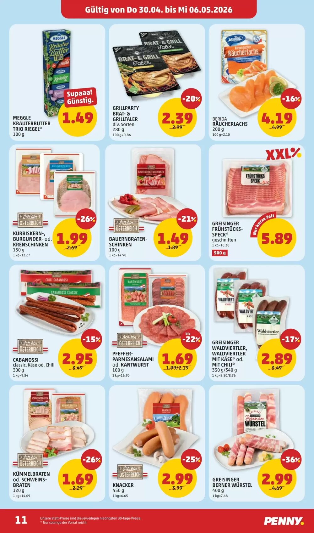 PENNY Flugblatt (ab 30.04.2026) - Angebote und Prospekt - Seite 11