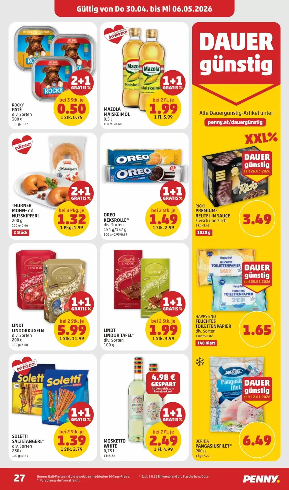 PENNY Flugblatt (ab 30.04.2026) - Angebote und Prospekt - Seite 27