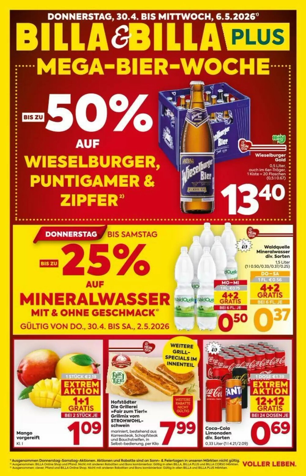 Billa Box Flugblatt (ab 30.04.2026) - Angebote und Prospekt - Seite 1