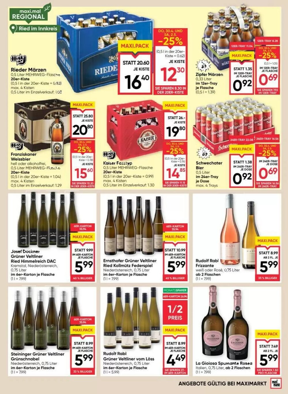 Maximarkt Flugblatt (ab 30.04.2026) - Angebote und Prospekt - Seite 15