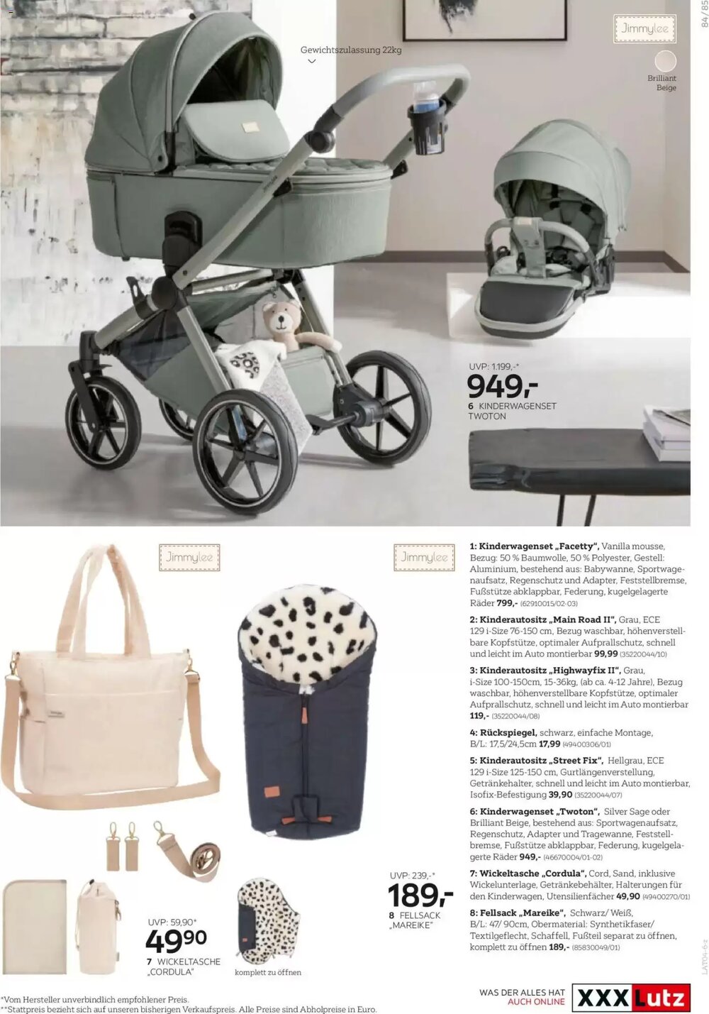 XXXLutz Flugblatt (ab 30.04.2026) - Angebote und Prospekt - Seite 85