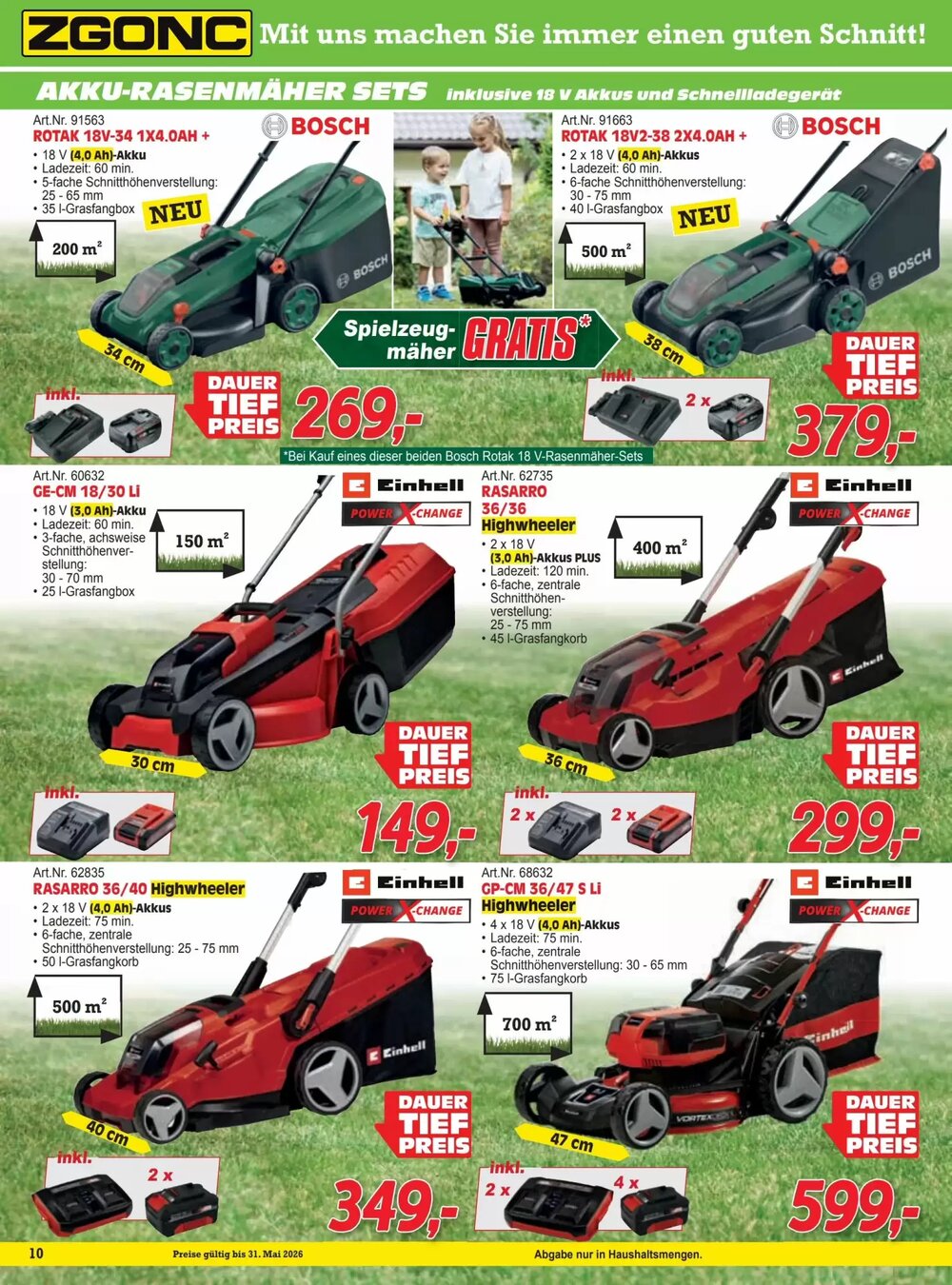 Zgonc Flugblatt (ab 01.05.2026) - Angebote und Prospekt - Seite 10