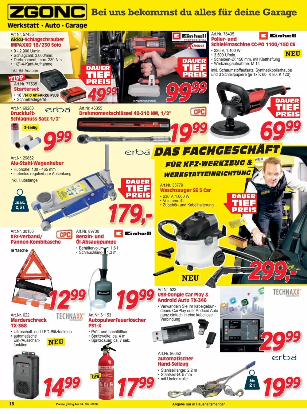 Zgonc Flugblatt (ab 01.05.2026) - Angebote und Prospekt - Seite 18