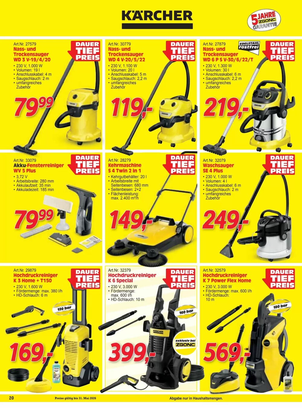 Zgonc Flugblatt (ab 01.05.2026) - Angebote und Prospekt - Seite 20