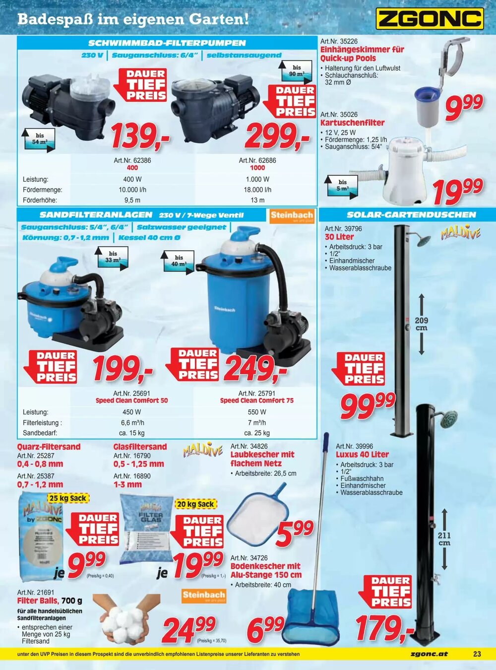 Zgonc Flugblatt (ab 01.05.2026) - Angebote und Prospekt - Seite 23