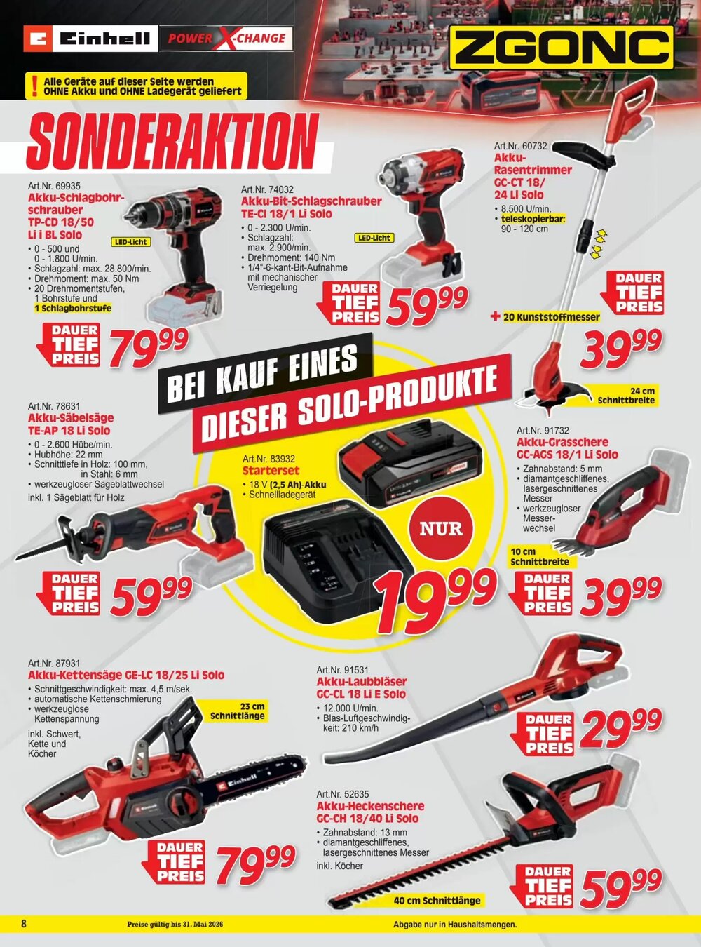 Zgonc Flugblatt (ab 01.05.2026) - Angebote und Prospekt - Seite 8