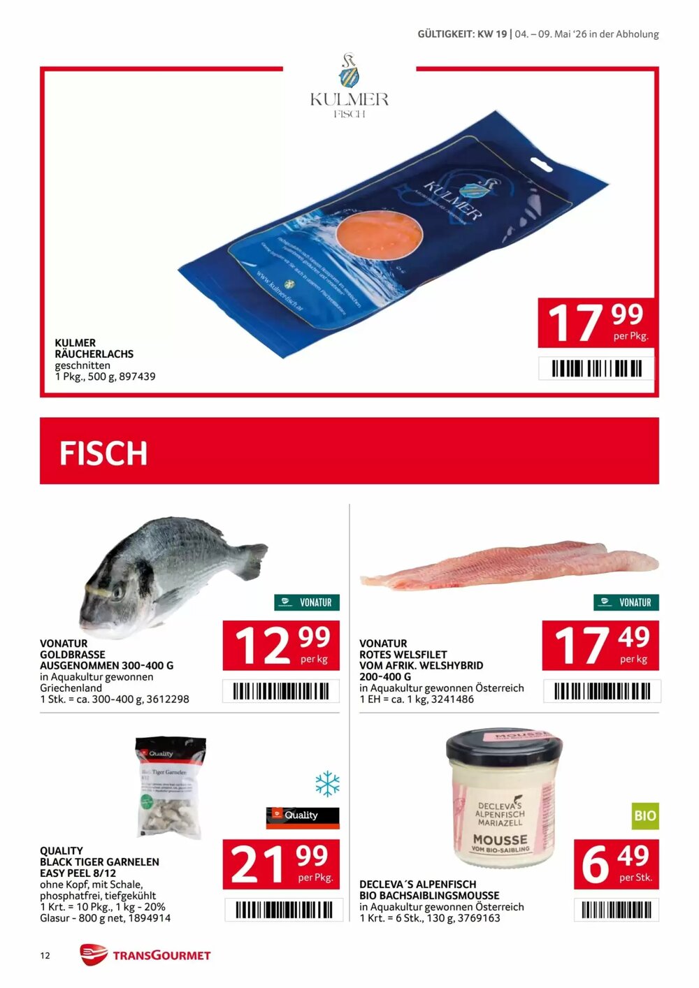 Transgourmet Flugblatt (ab 04.05.2026) - Angebote und Prospekt - Seite 12