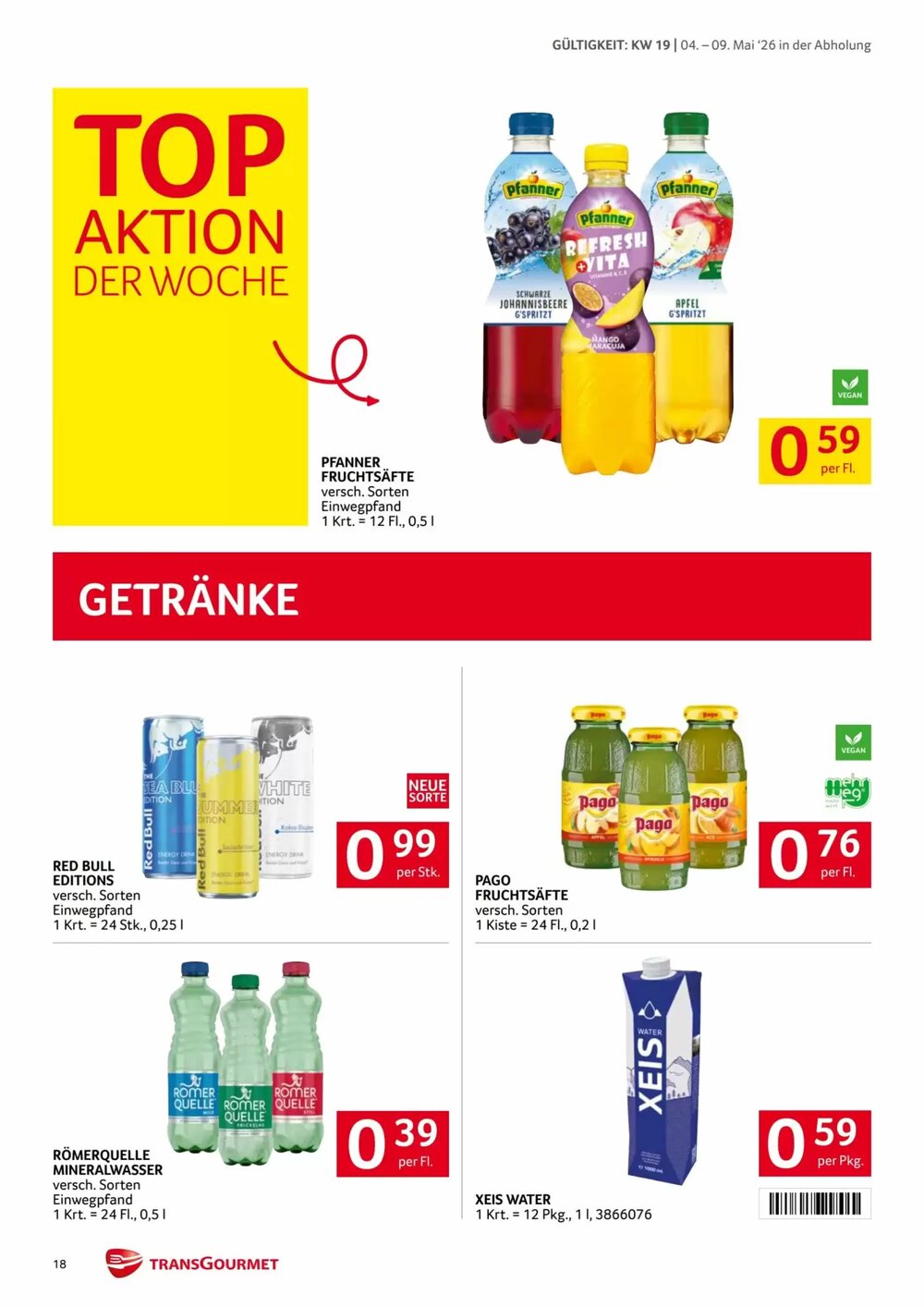 Transgourmet Flugblatt (ab 04.05.2026) - Angebote und Prospekt - Seite 18