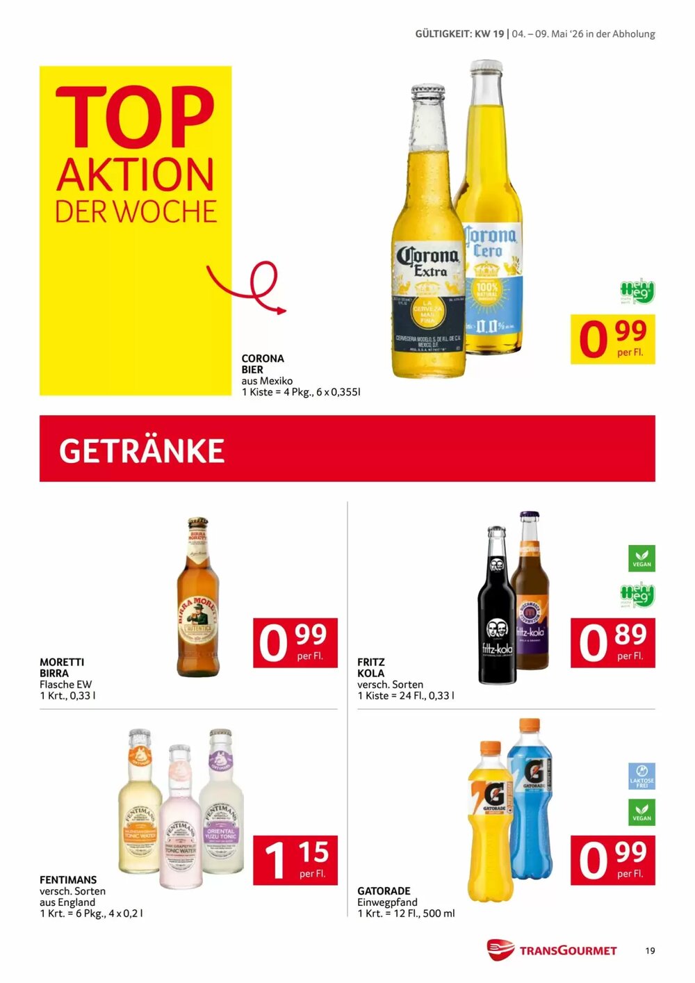 Transgourmet Flugblatt (ab 04.05.2026) - Angebote und Prospekt - Seite 19
