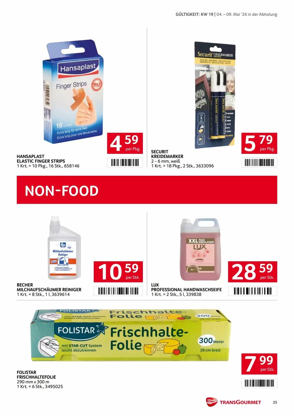 Transgourmet Flugblatt (ab 04.05.2026) - Angebote und Prospekt - Seite 25