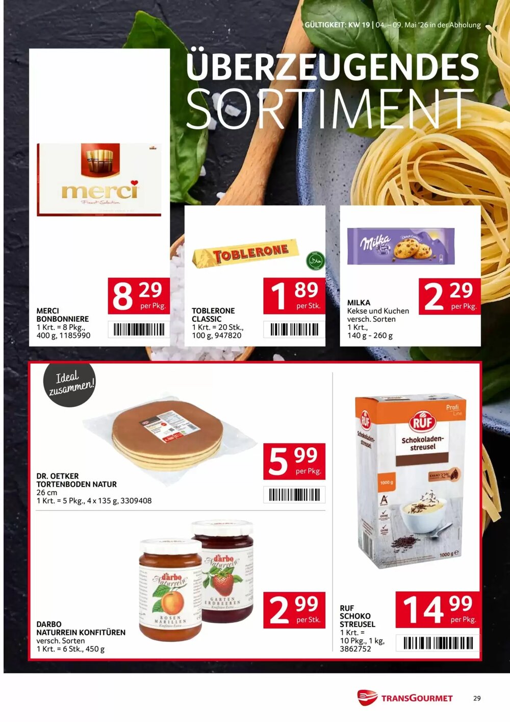 Transgourmet Flugblatt (ab 04.05.2026) - Angebote und Prospekt - Seite 29