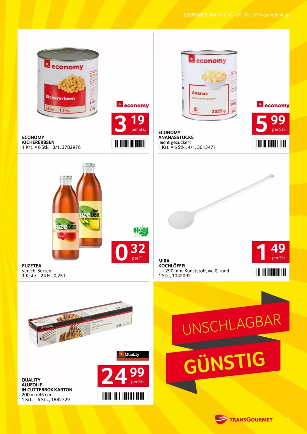 Transgourmet Flugblatt (ab 04.05.2026) - Angebote und Prospekt - Seite 5