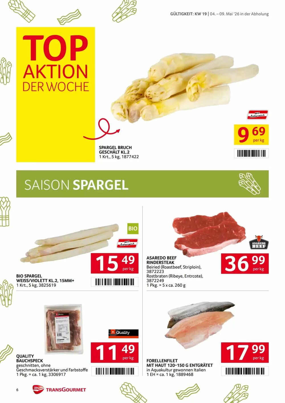 Transgourmet Flugblatt (ab 04.05.2026) - Angebote und Prospekt - Seite 6