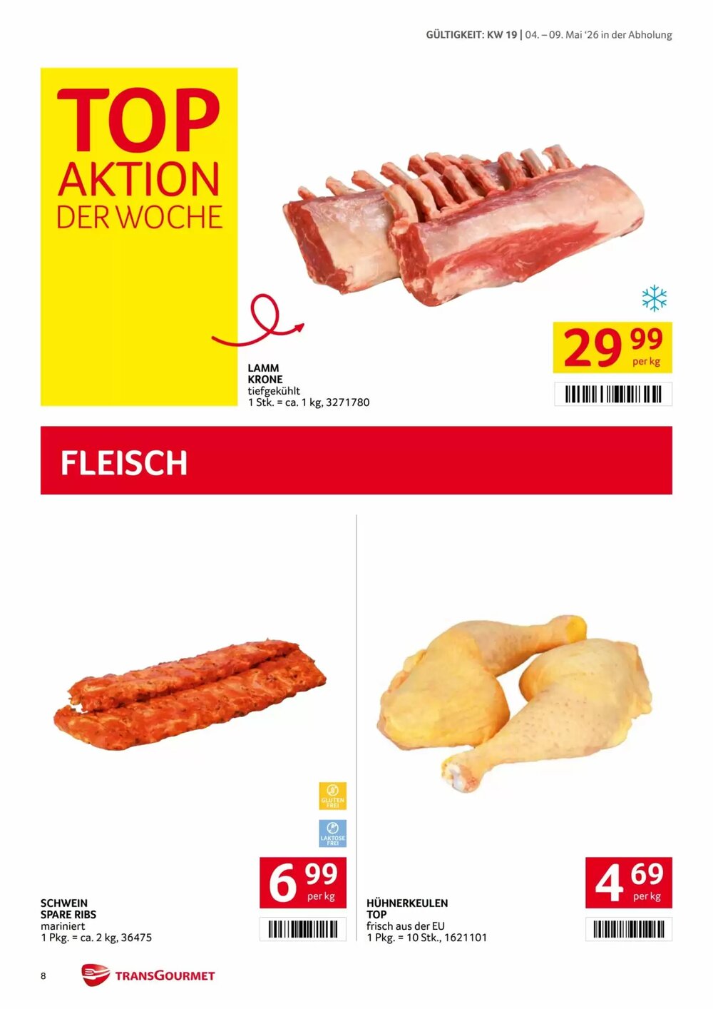 Transgourmet Flugblatt (ab 04.05.2026) - Angebote und Prospekt - Seite 8