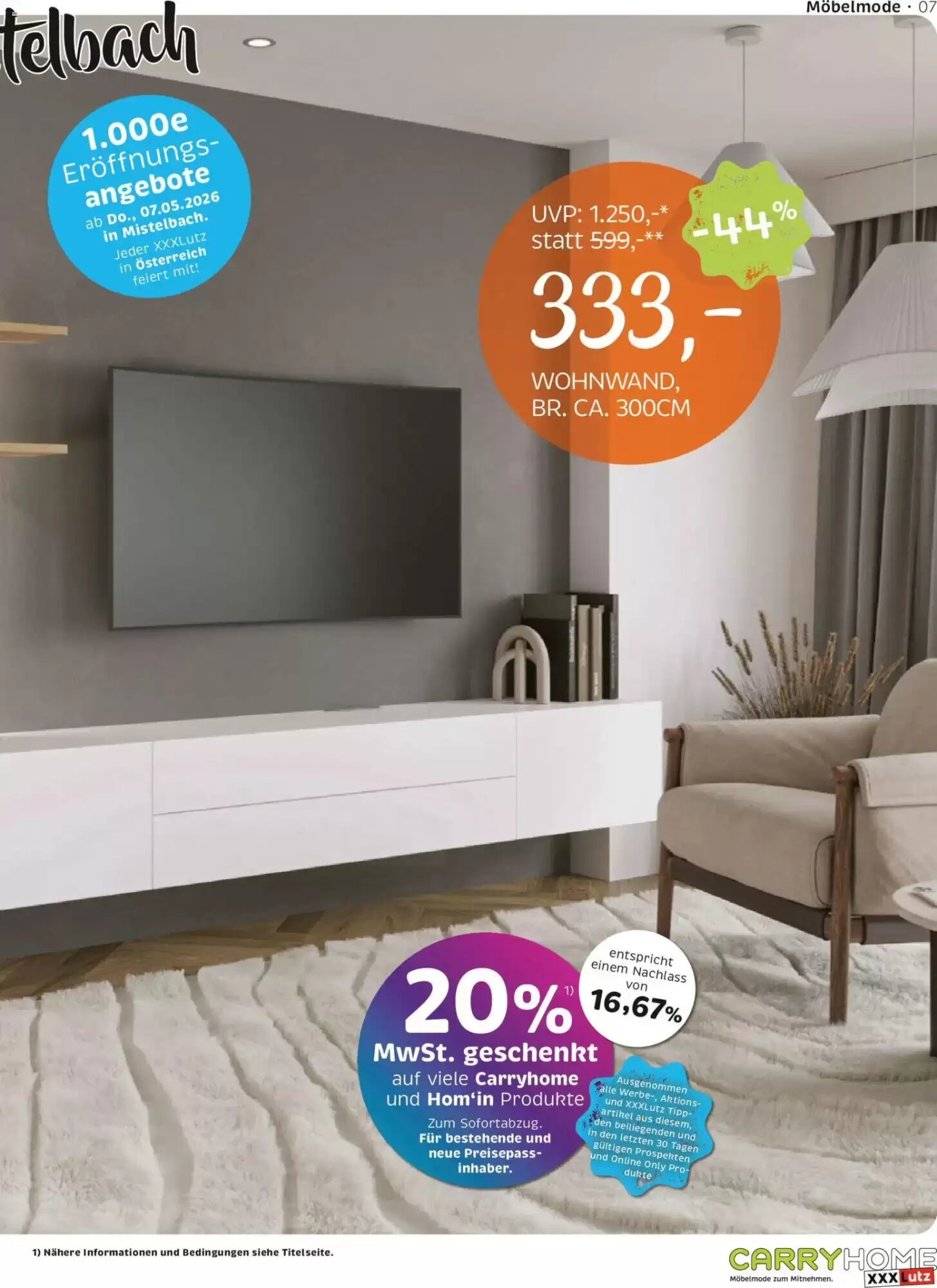 XXXLutz Flugblatt (ab 05.05.2026) - Angebote und Prospekt - Seite 7