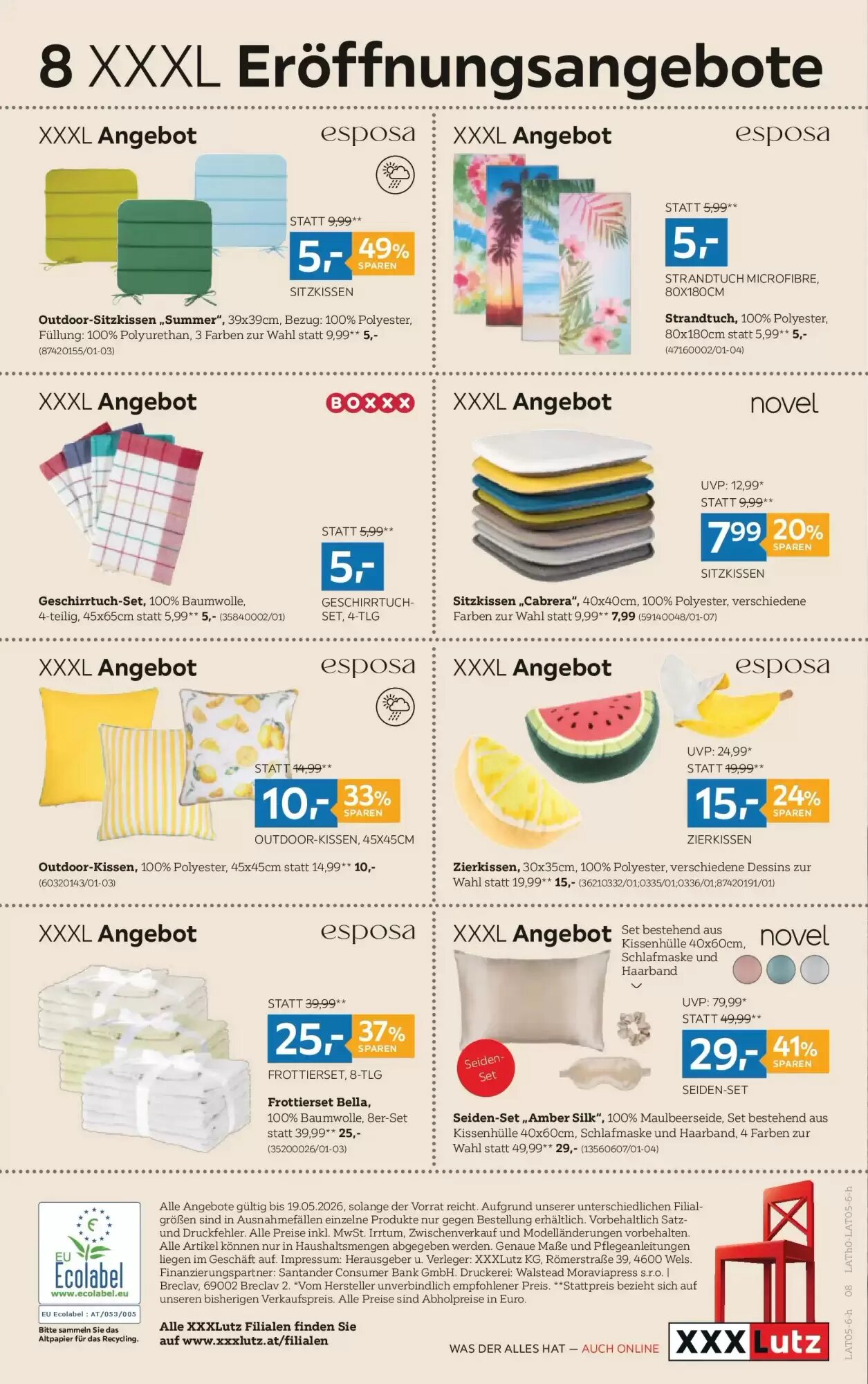 XXXLutz Flugblatt (ab 05.05.2026) - Angebote und Prospekt - Seite 8