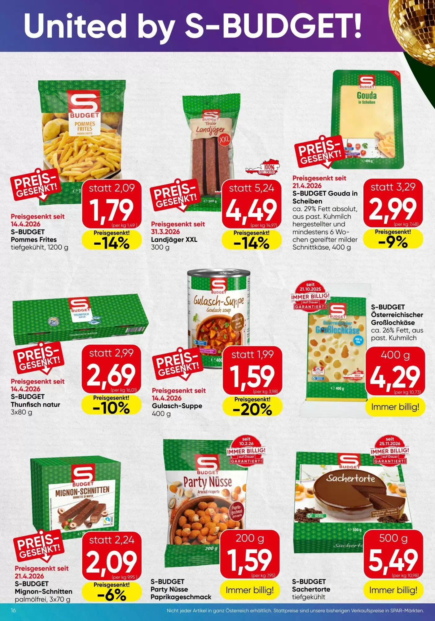 Spar Flugblatt (ab 07.05.2026) - Angebote und Prospekt - Seite 16