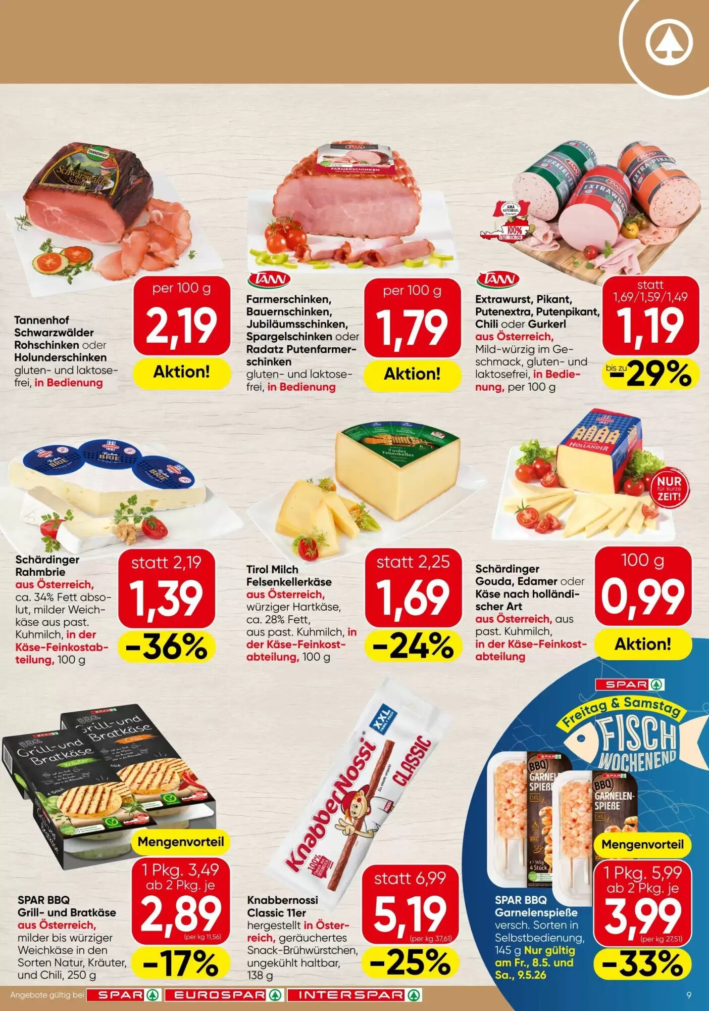 Spar Flugblatt (ab 07.05.2026) - Angebote und Prospekt - Seite 9