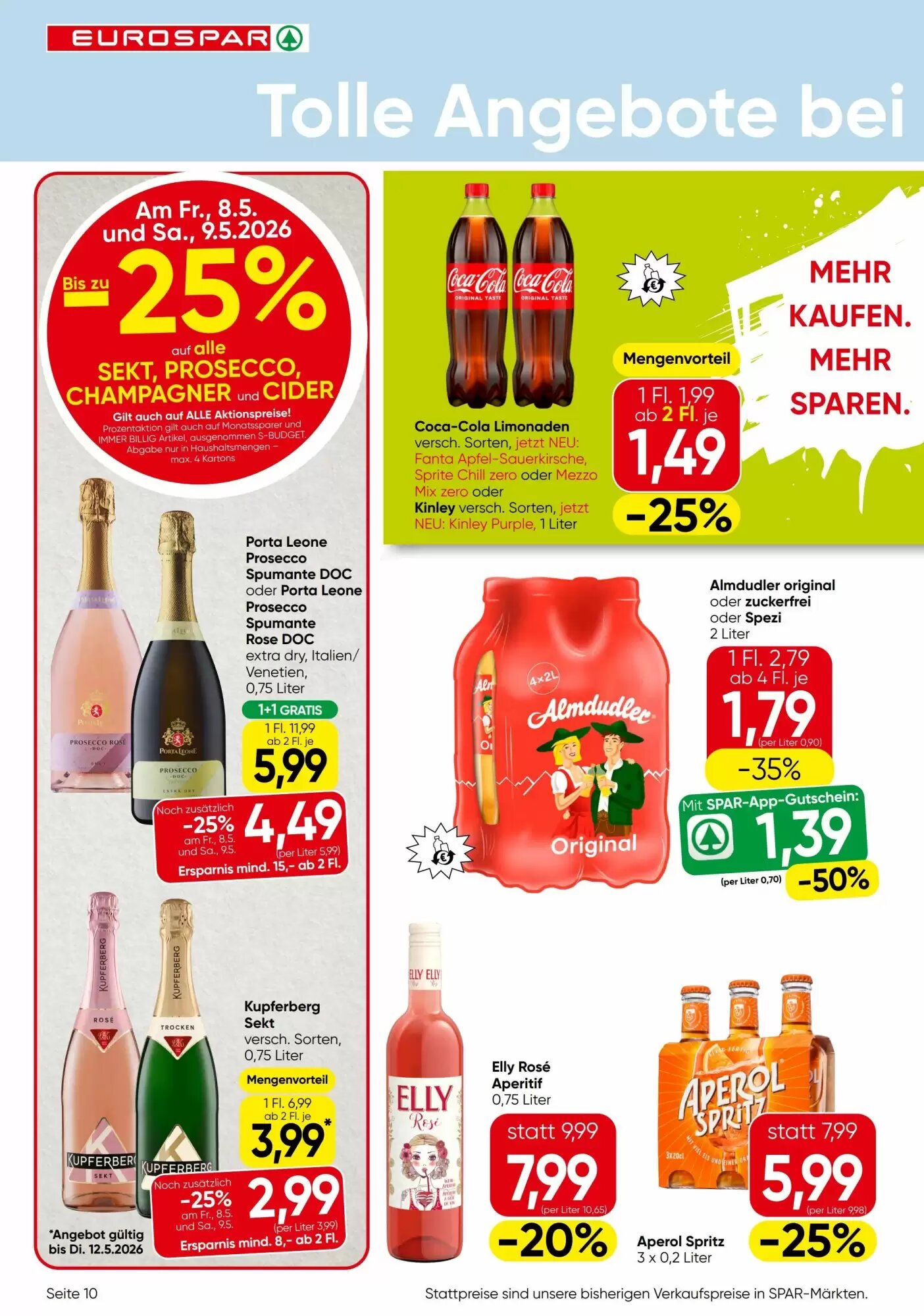 Eurospar Flugblatt (ab 07.05.2026) - Angebote und Prospekt - Seite 10