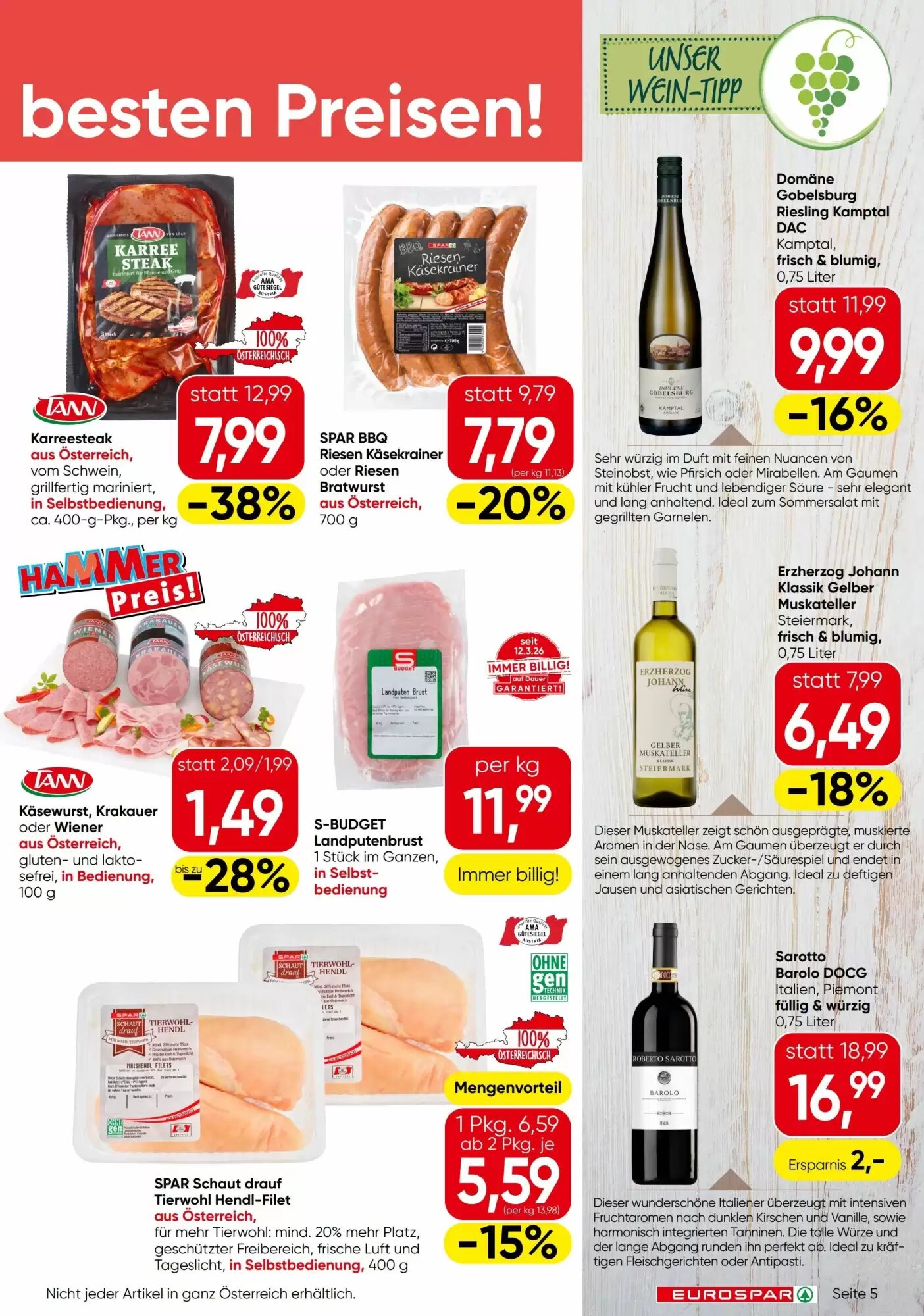 Eurospar Flugblatt (ab 07.05.2026) - Angebote und Prospekt - Seite 5