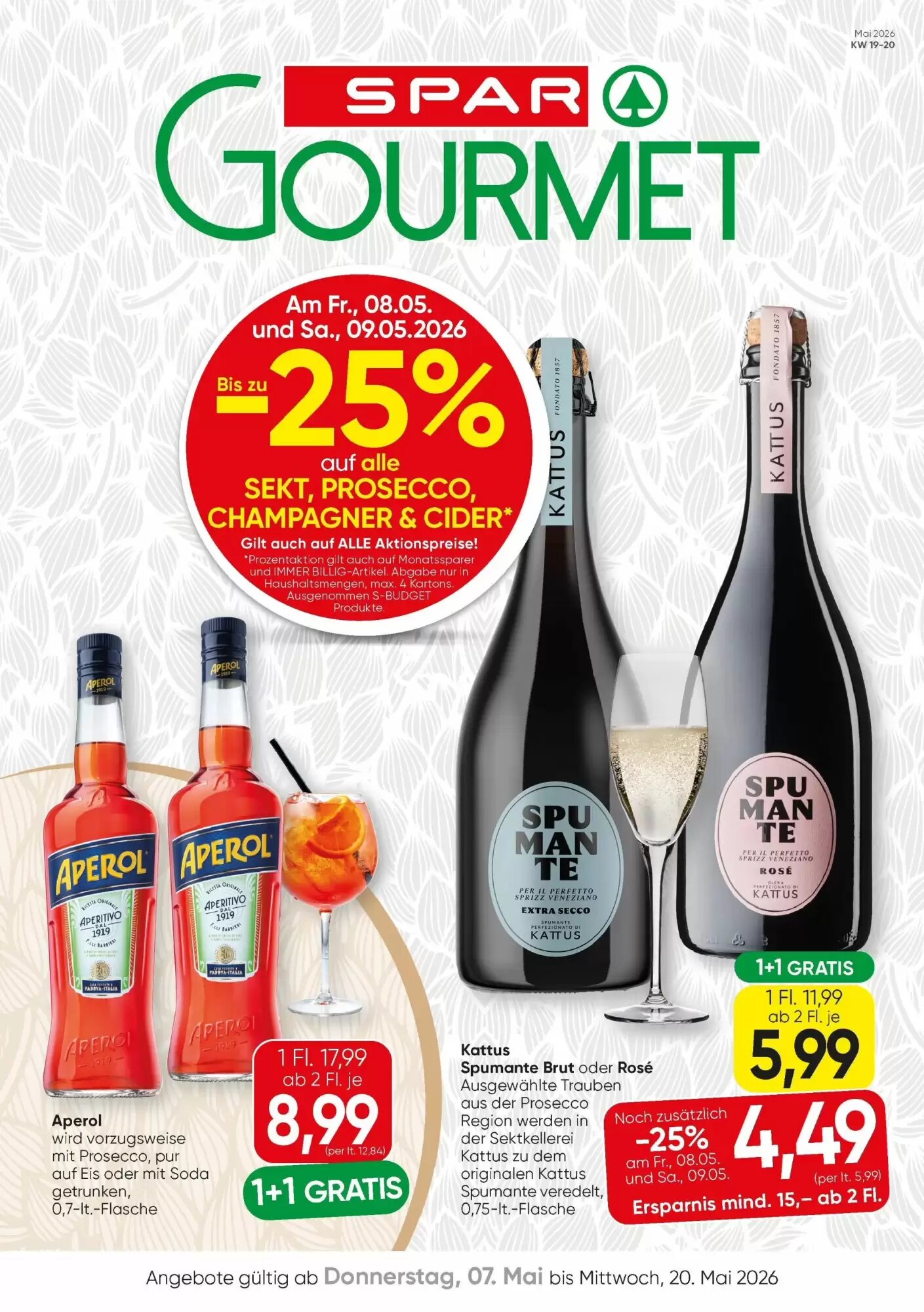 SPAR Gourmet Flugblatt (ab 07.05.2026) - Angebote und Prospekt - Seite 1