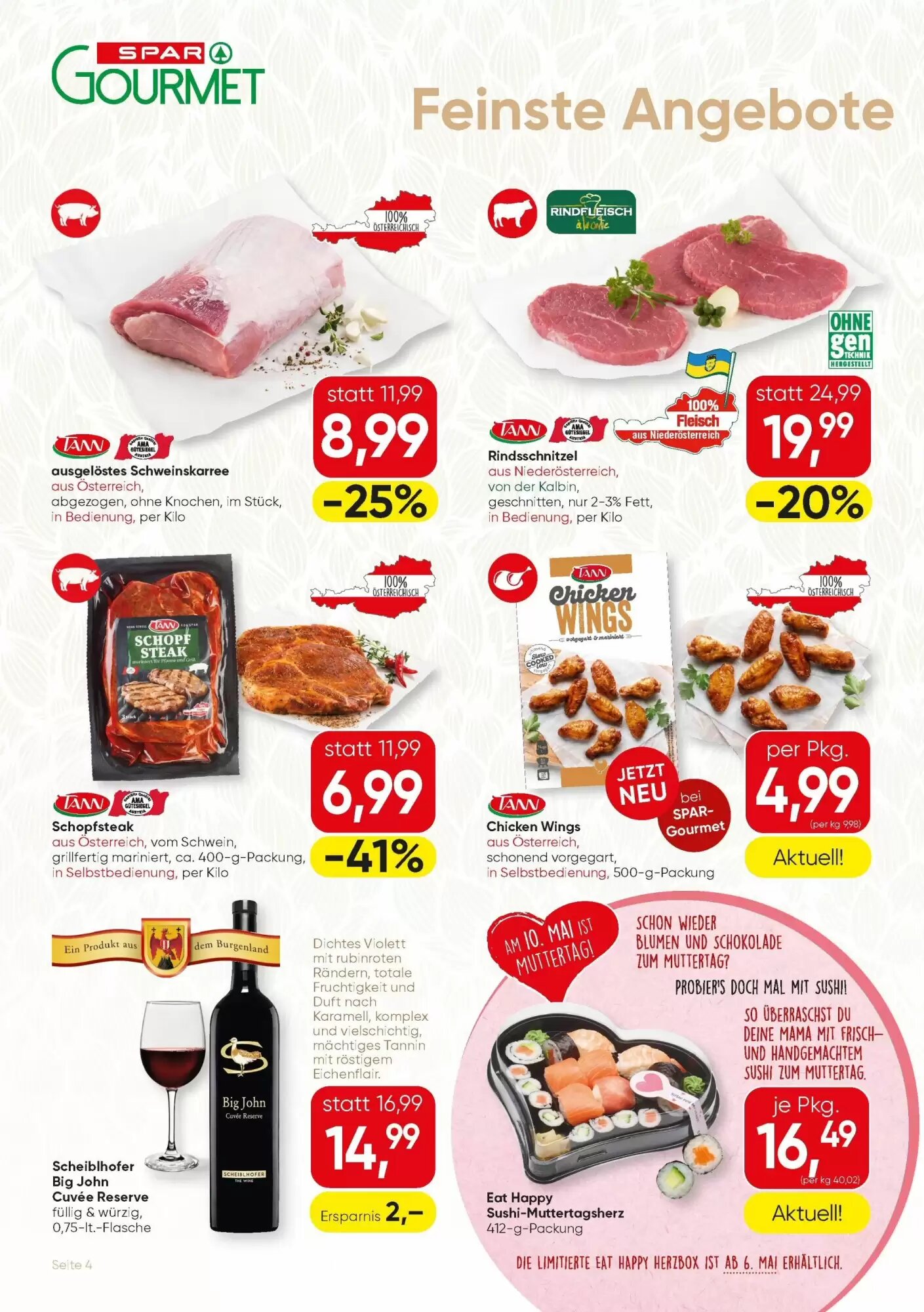 SPAR Gourmet Flugblatt (ab 07.05.2026) - Angebote und Prospekt - Seite 4
