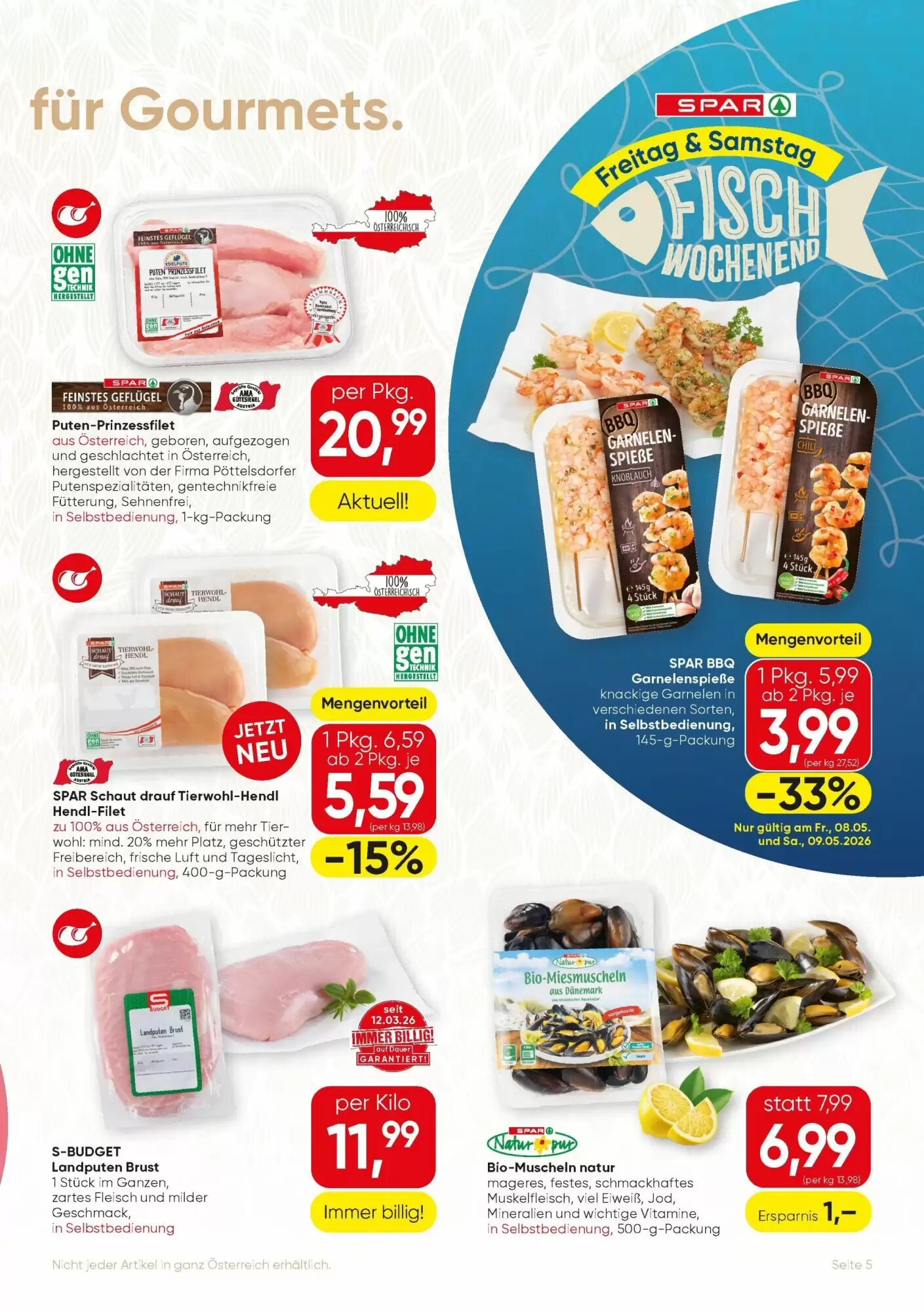 SPAR Gourmet Flugblatt (ab 07.05.2026) - Angebote und Prospekt - Seite 5