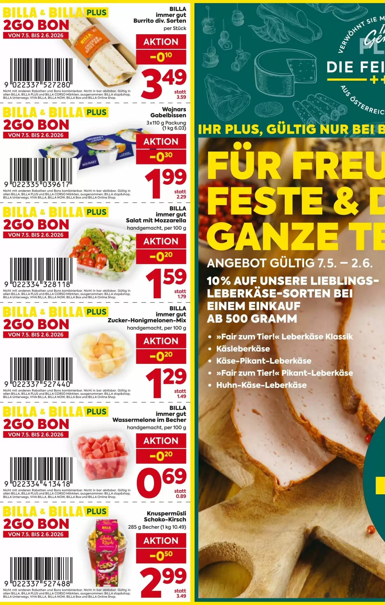 Billa Flugblatt (ab 07.05.2026) - Angebote und Prospekt - Seite 22