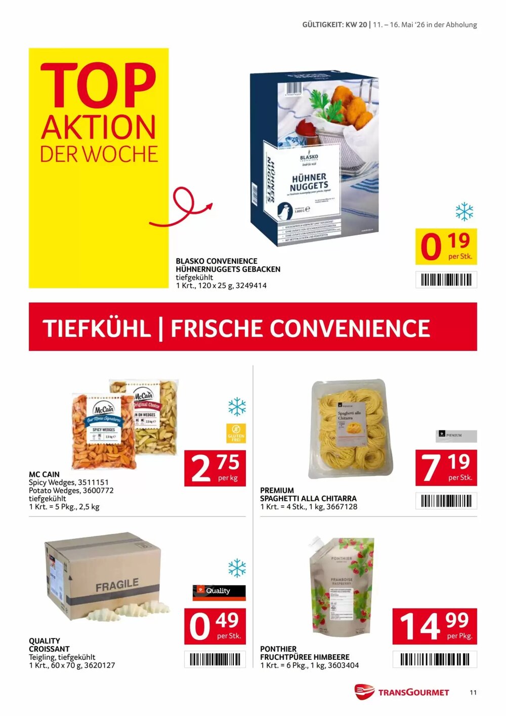 Transgourmet Flugblatt (ab 11.05.2026) - Angebote und Prospekt - Seite 11