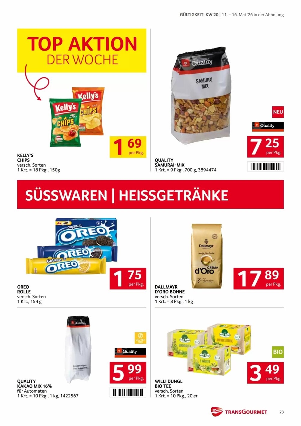 Transgourmet Flugblatt (ab 11.05.2026) - Angebote und Prospekt - Seite 23
