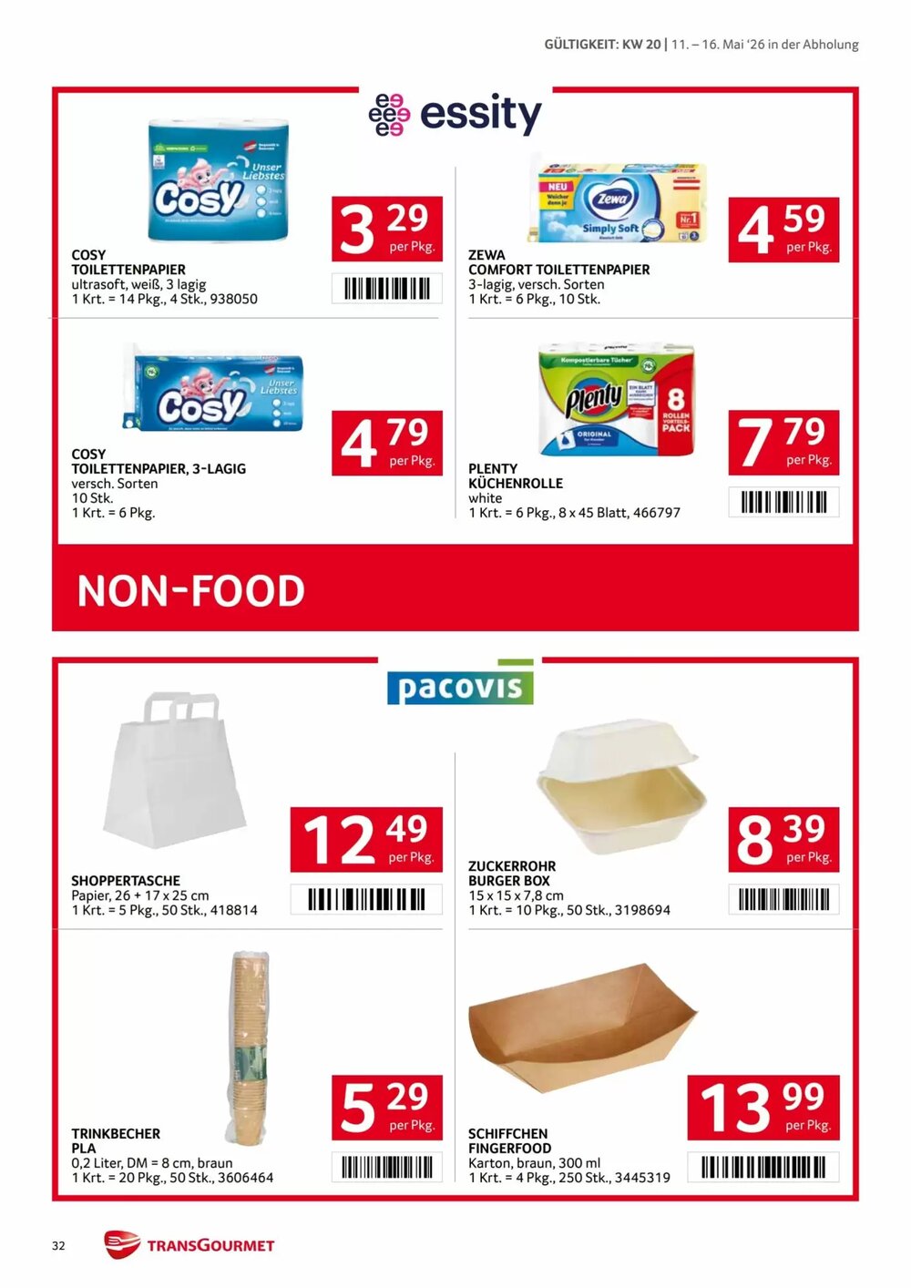 Transgourmet Flugblatt (ab 11.05.2026) - Angebote und Prospekt - Seite 32