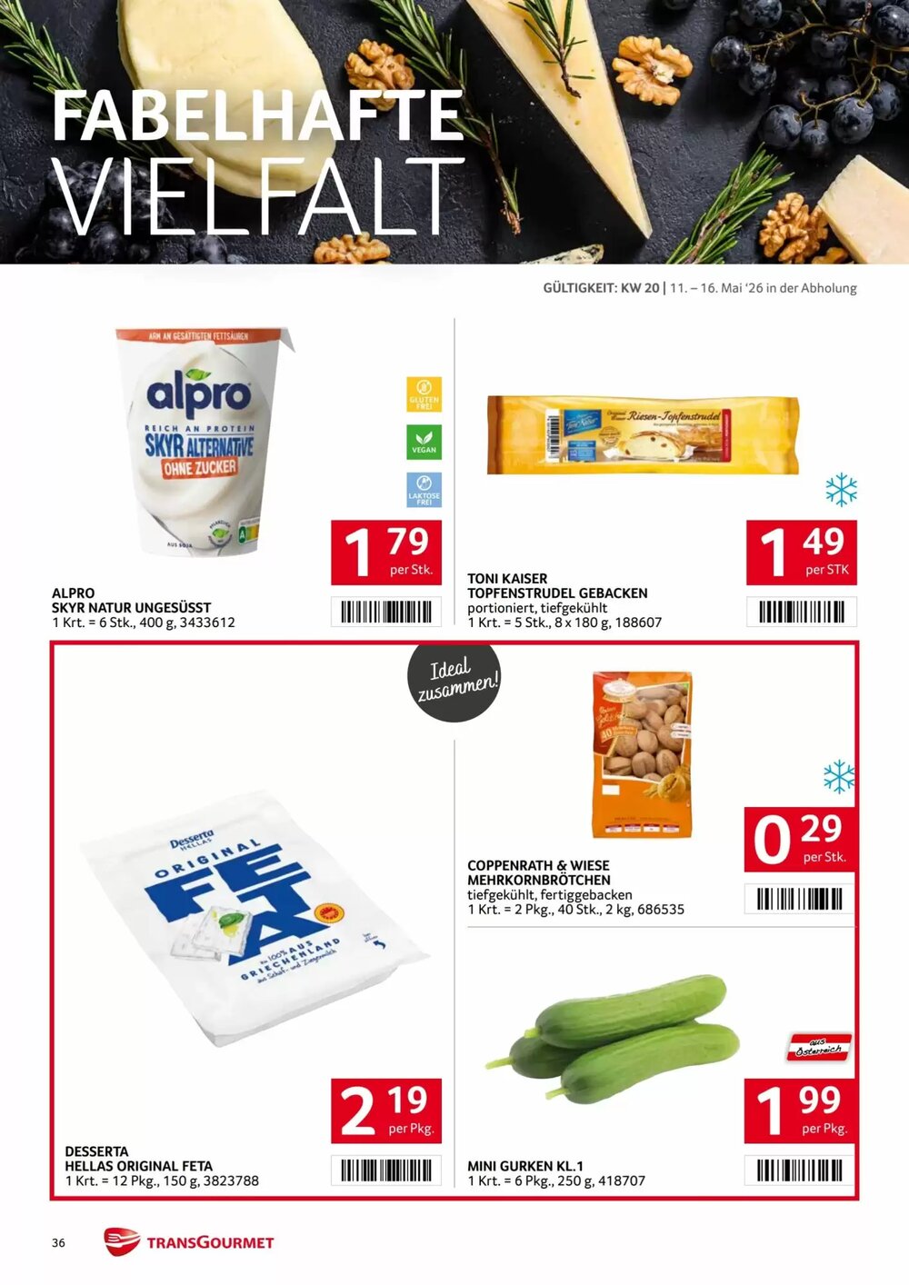 Transgourmet Flugblatt (ab 11.05.2026) - Angebote und Prospekt - Seite 36
