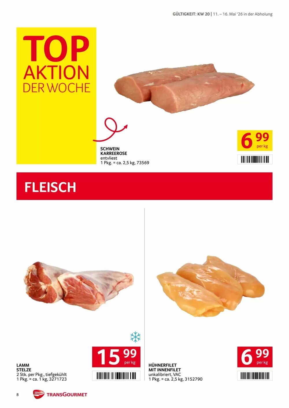 Transgourmet Flugblatt (ab 11.05.2026) - Angebote und Prospekt - Seite 8