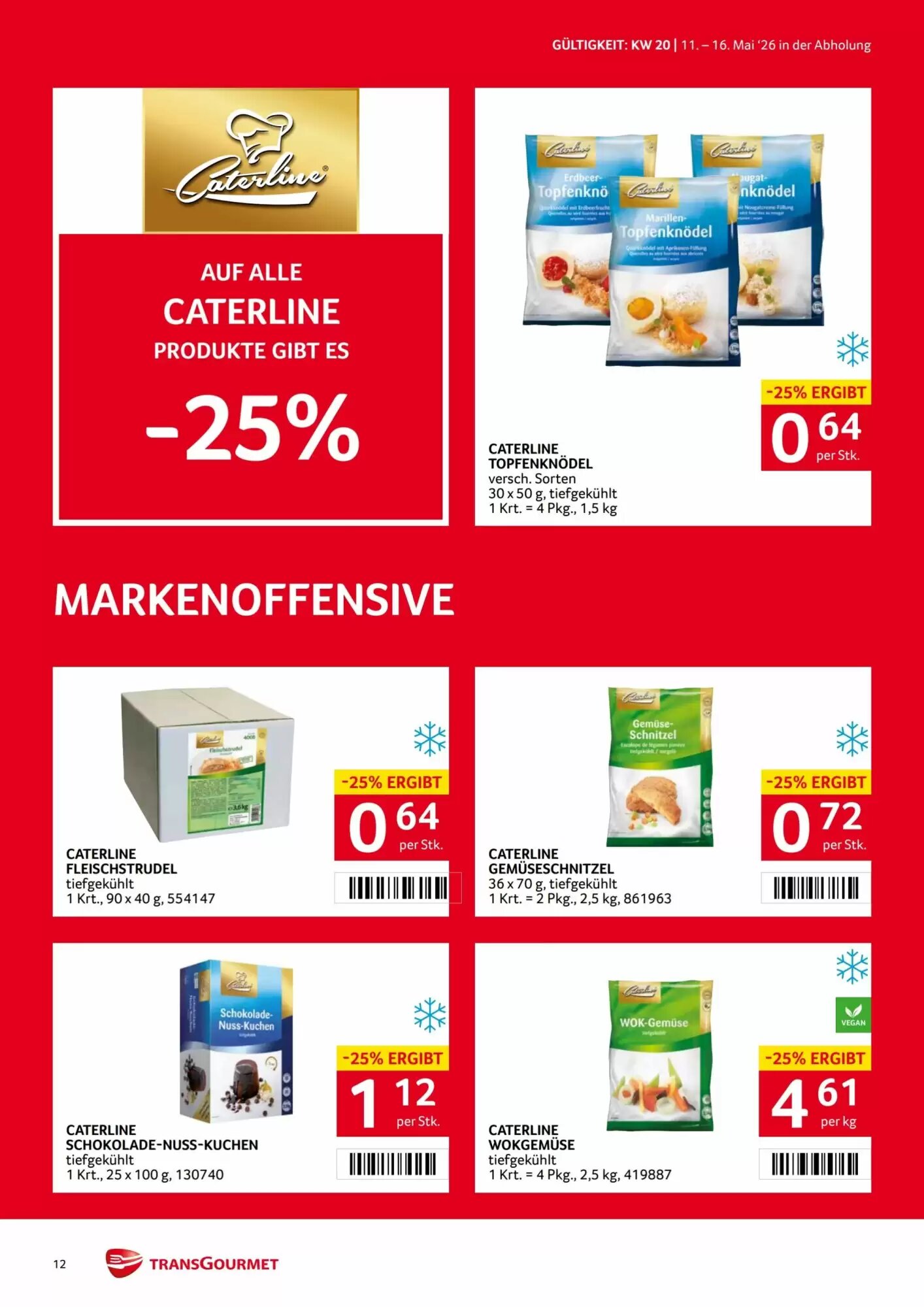 Transgourmet Flugblatt (ab 11.05.2026) - Angebote und Prospekt - Seite 12