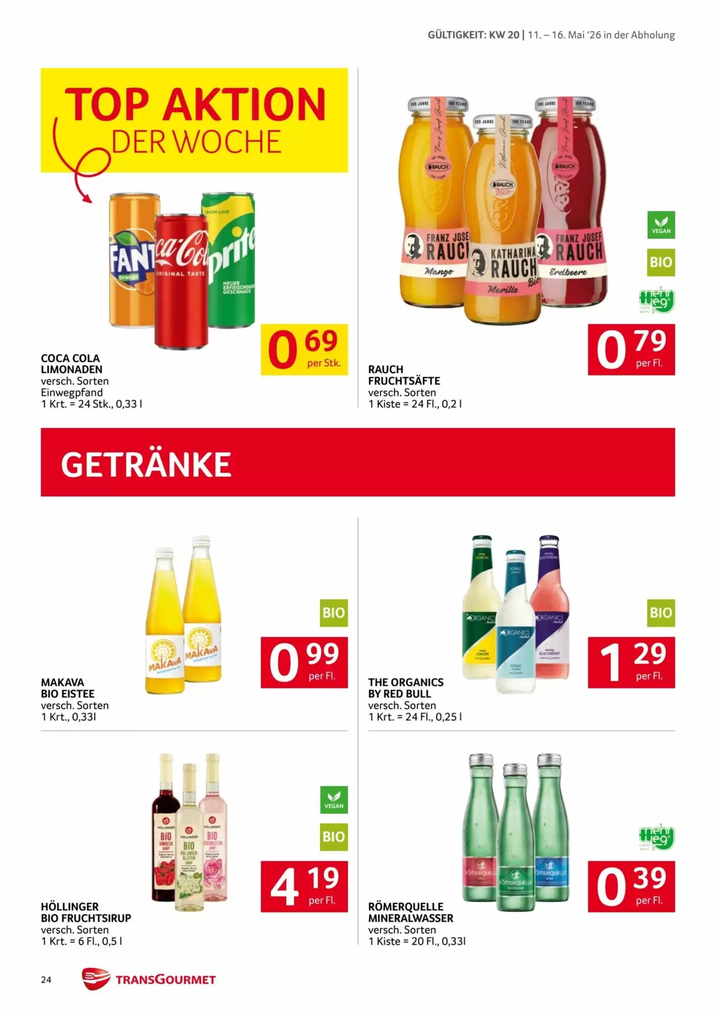 Transgourmet Flugblatt (ab 11.05.2026) - Angebote und Prospekt - Seite 24
