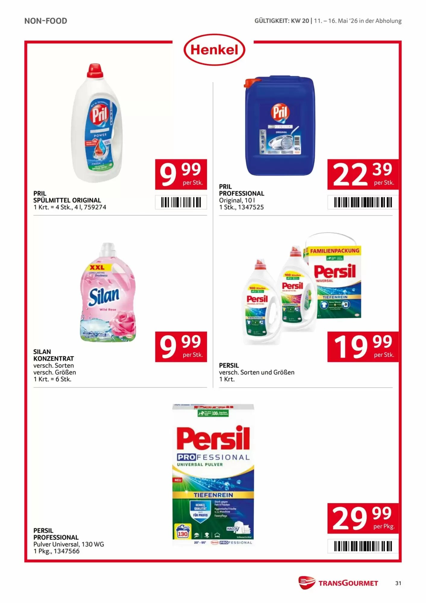 Transgourmet Flugblatt (ab 11.05.2026) - Angebote und Prospekt - Seite 31